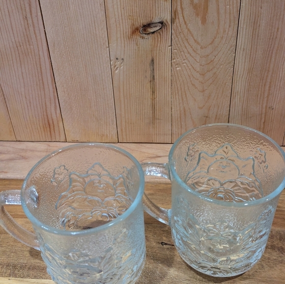 Cabbage Patch Elegant Clear Glass Mugs Set - Picture 7 of 9